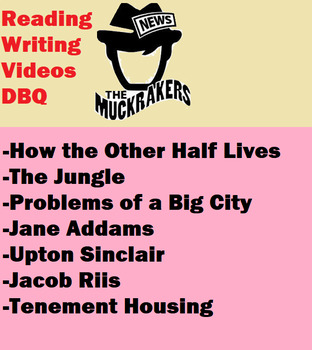 Preview of Industrial Revolution- How the Other Half Lives- Muckrakers FULL LESSON PLAN!