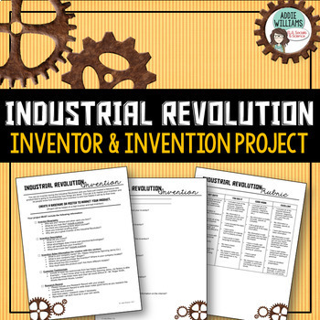 Preview of Industrial Revolution - Invention & Inventor Poster Project