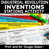 Industrial Revolution Inventions Activity Stations Workshe