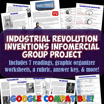 Preview of Industrial Revolution Inventions Infomercial Project