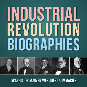 Preview of Industrial Revolution: Inventors and Influencers, Biography Summaries Webquest
