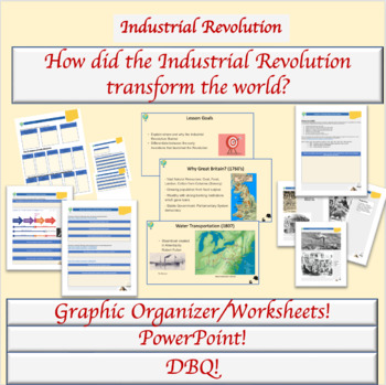 Preview of Industrial Revolution Lesson Plan | Full Unit | Age of Revolutions