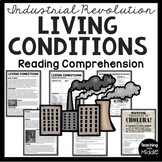 Industrial Revolution Living Conditions Reading Comprehens