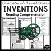 Industrial Revolution Inventions Reading Comprehension Wor