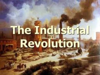 Preview of Industrial Revolution Presentation with notes catcher