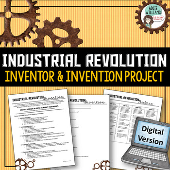 Preview of Industrial Revolution Project -  Digital Activity