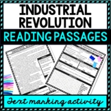 Industrial Revolution Reading Passages, Questions and Text