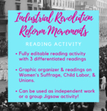 Industrial Revolution Reforms - Jigsaw Reading Activity