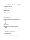 Industrial Revolution Study Guide (With Answers!)