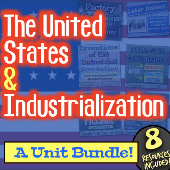 Preview of Industrial Revolution Unit Resources | 8 Activities for Industry and Slavery