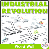 Industrial Revolution Vocabulary Word Wall and Puzzles