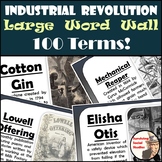 Industrial Revolution Word Wall - 100 Definitions & Images