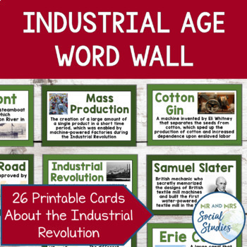 Preview of Industrial Revolution Word Wall