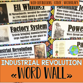 Preview of Industrial Revolution Word Wall