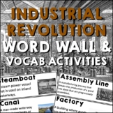 Industrial Revolution Word Wall Vocabulary Activities