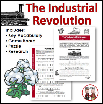 Preview of Industrial Revolution Activities