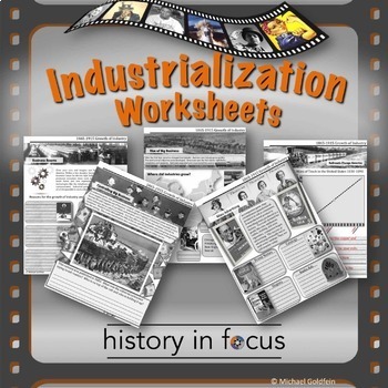 Preview of Industrialization Worksheets