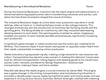Preview of Industrial Revolution (World History)