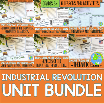 Preview of Industrial Revolution in America UNIT BUNDLE