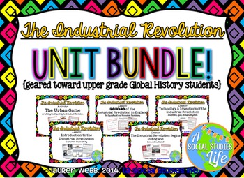 Preview of Industrial Revolution in England UNIT BUNDLE