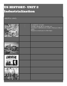 Preview of Industrialization  Agenda Template