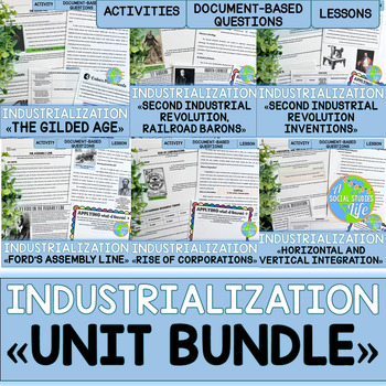 Preview of Industrialization Second Industrial Revolution BUNDLE