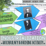 Industrialization and Famous Inventors Vocabulary Matching