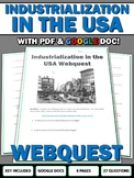 Industrialization in the United States - Webquest with Key
