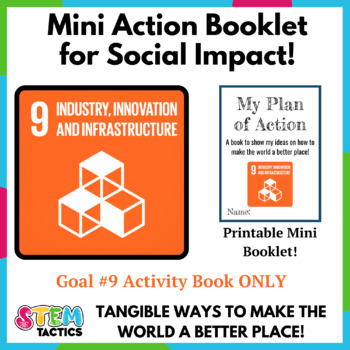 Preview of Industry, Innovation, & Infrastructure (SDG 9) Take Action Mini Foldable Booklet