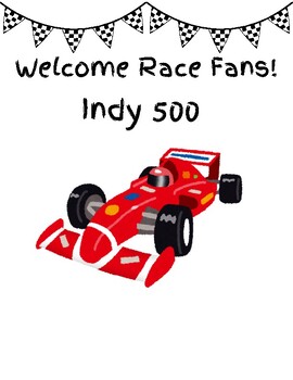 Preview of Indy 500 coloring label pages