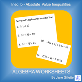 Ineq Ib - Absolute Value Inequalities