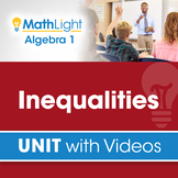Inequalities | Algebra 1 Unit with Videos | Good for Dista