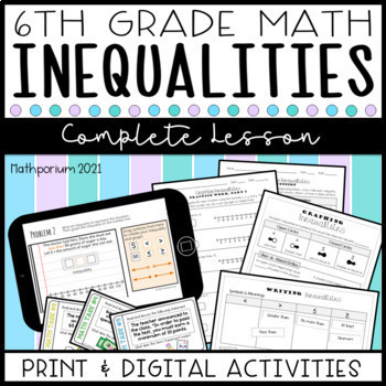 Preview of Inequalities Complete Lesson