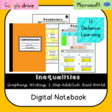 Inequalities Digital Notebook (VA SOL 6.14) Distance Learning