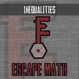 Inequalities Escape Room Activity - Printable & Digital Game