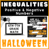 Inequalities | HALLOWEEN | Digital Math Mystery Picture Activity