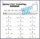 inequalities hangman solve multi step inequalities hangman style