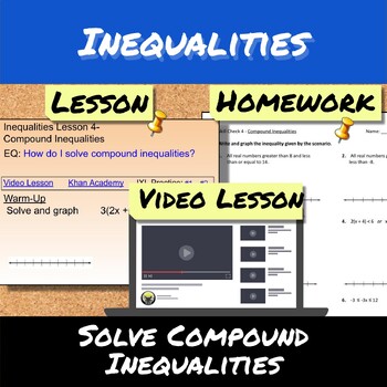 Preview of Inequalities-Lesson 4-Solve Compound Inequalities