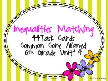 Preview of Inequalities Matching