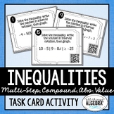 Inequalities (Multi-Step, Compound, and Absolute Value) | 