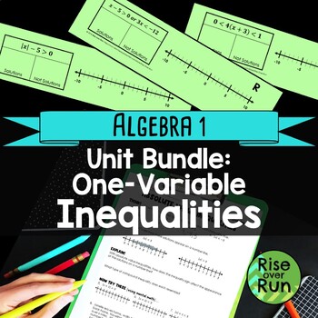 Preview of Inequalities Unit Bundle for Algebra 1