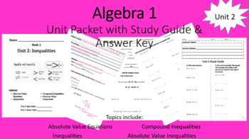 unit inequalities homework 2 answer key