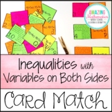 Inequalities with Variables on Both Sides Word Problem Mat