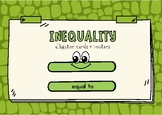 Inequality Cards and Posters