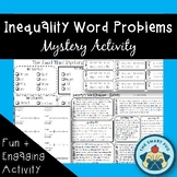 Inequality Word Problems - Mystery "Food Thief" Activity
