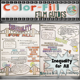 Inequality for All Colorfill Film Guide Doodle Notes