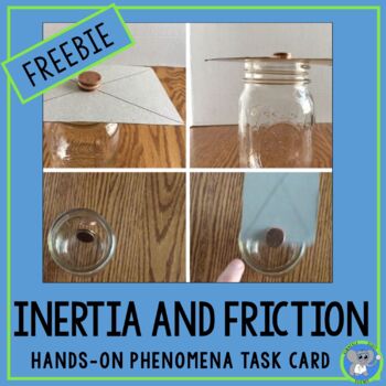 Preview of Inertia, Gravity, and Friction Activity Freebie |  Laws of Motion Science