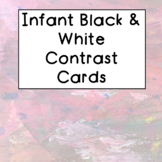 Infant Black and White Contrast Cards, Baby Contrast Cards