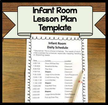 wisconsin daily schedule for infants in daycare