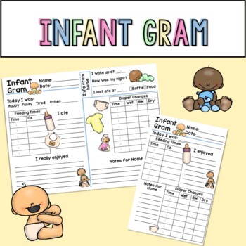 Preview of Infant Daily Sheet